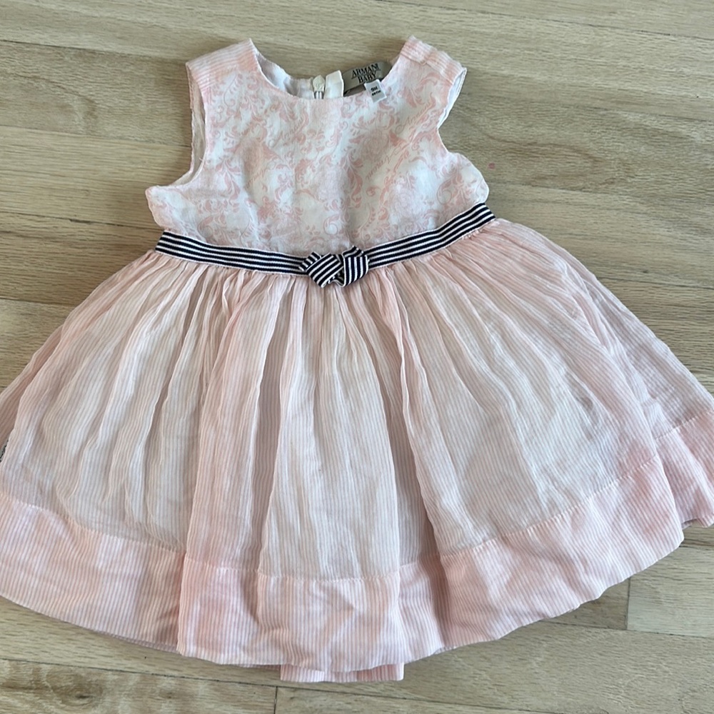 Armani baby dress 9M